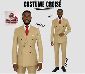 Veste croisée classique
