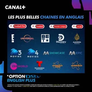 Abonnement English pack dstv