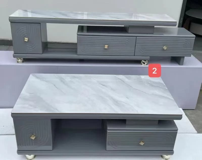 Table& porte appareil semi-marbrre — photo 6