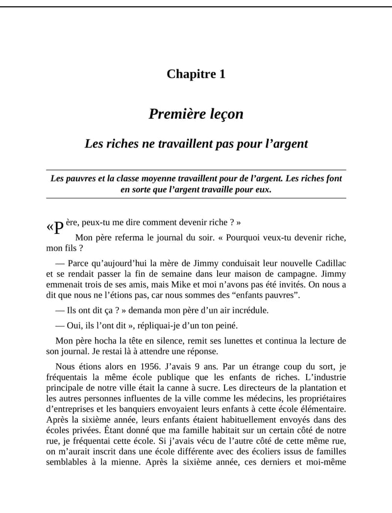 Père riche, père pauvre — photo 2