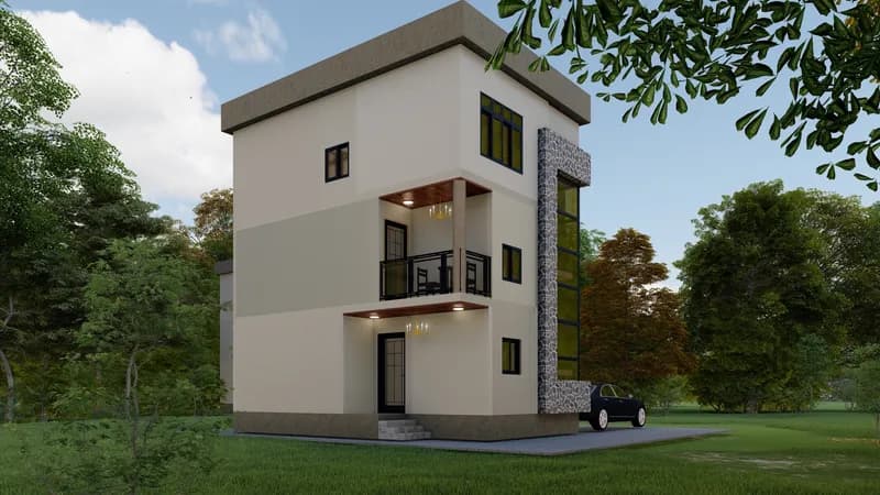 Plan d'une maison duplexe 110m2 — photo 3