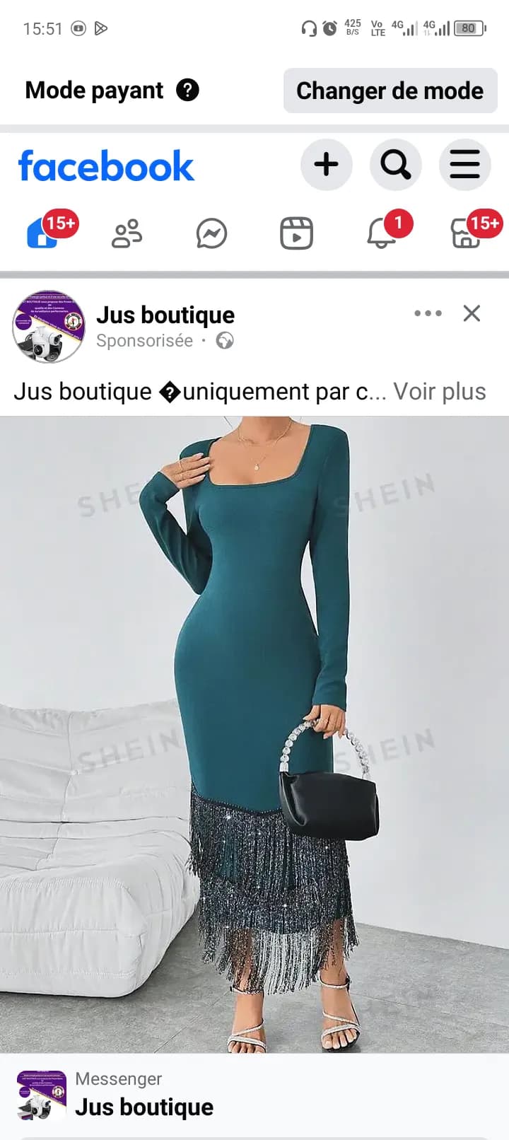 Robe pour femme