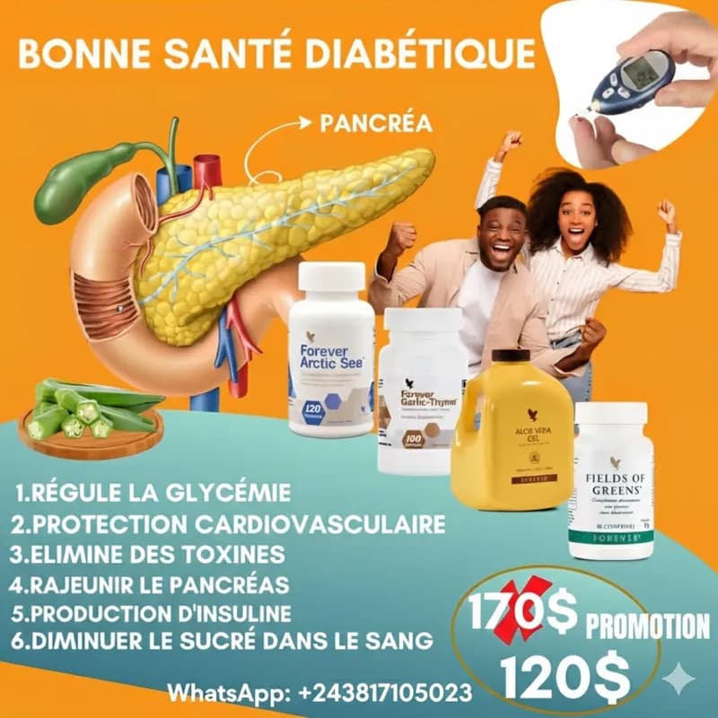 Les produits Forever pour la santé diabétiques
