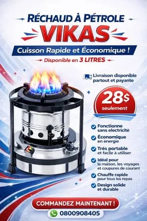 Réchaud à pétrole nouvelle technologie très puissant et économique