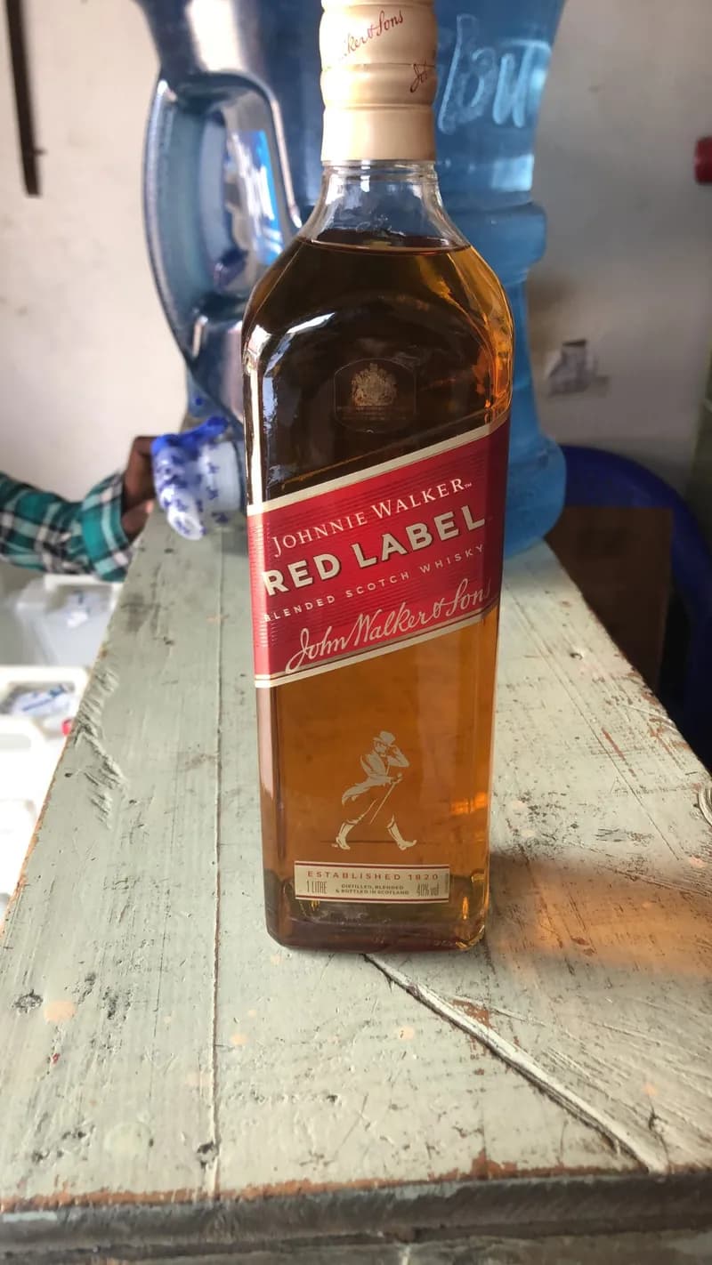 Whisky red label