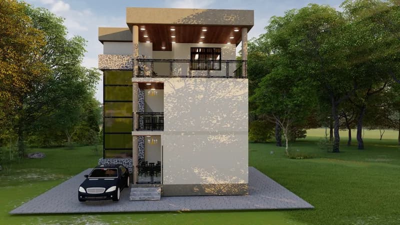 Plan d'une maison duplexe 110m2 — photo 2